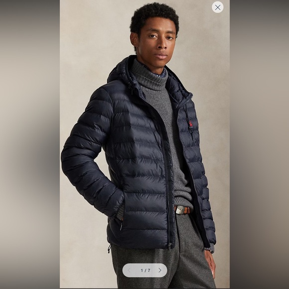 Ralph Lauren Other - NWT Ralph Lauren Polo Colden packable Men's Navy Puffer Jacket Size M